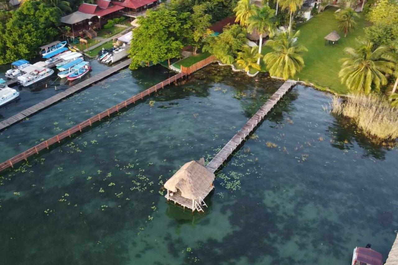 Bungalow Casita Carolina Bacalar Bagian luar foto